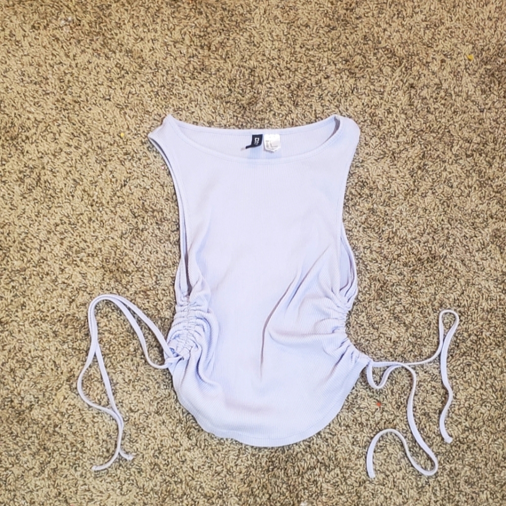 H&M crop top with ties